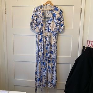 Urban Outfitters Maxi Wrap Dress